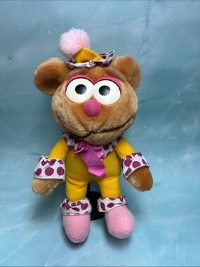Vintage Henson Baby Fozzie The Clown Fraggle Rock Plush Dakin Muppet Babies